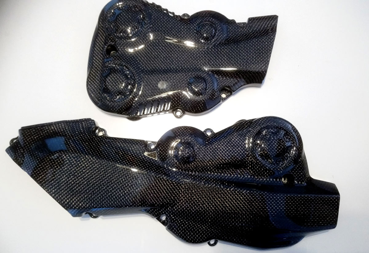 Belt External Cover Carbon pair