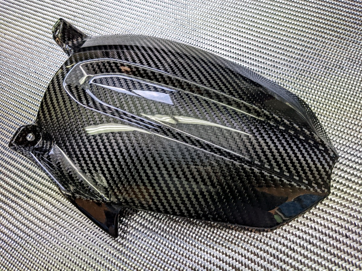 Mudguard rear Carbon  